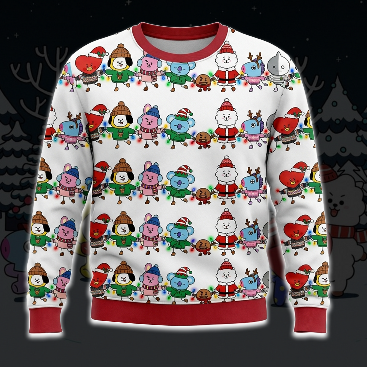 Alles, was ich mir zu Weihnachten wünsche, ist ein hässlicher BTS-Weihnachtspullover