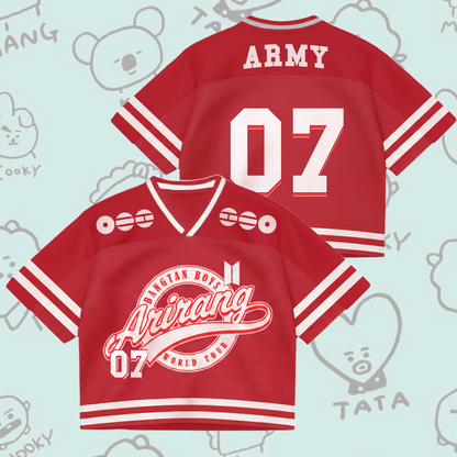 BTS 2026 Arirang World Tour Mixed Mesh Jersey