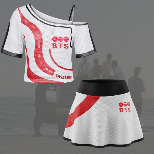 The Belle of Bangtan Arirang World Tour Off Shoulder Mesh