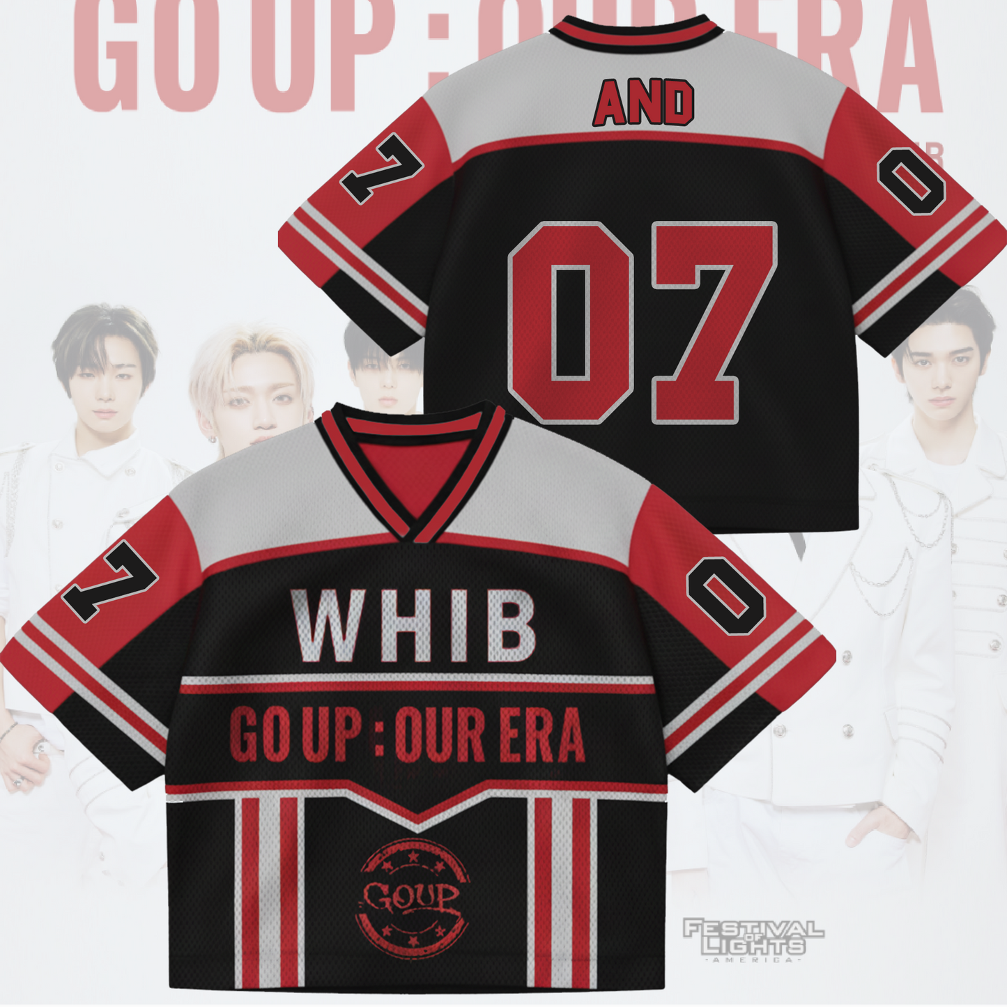 WHIB Go Up Our Era Tour Mixed Mesh Jersey