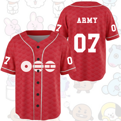 BTS Pacific Soul Arirang World Tour Baseball Jersey