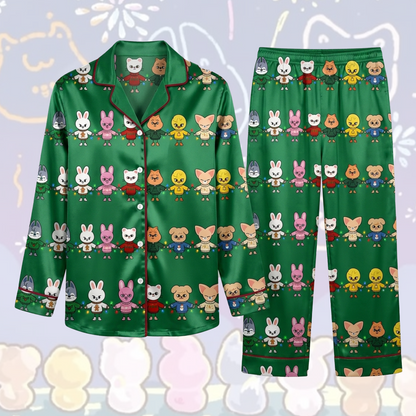Stray Kids Skzoo Kawaii Schlafanzug-Set