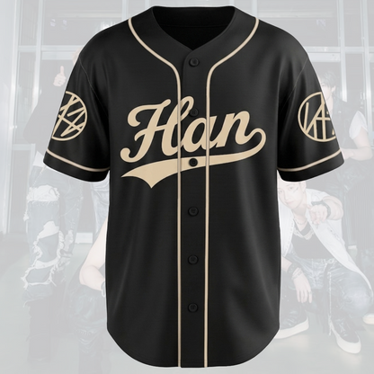 Han Ji Sung Run It World Tour Baseball Jersey Kpop Gift for Fan