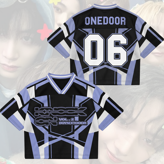 Midnight Boynextdoor Knock On World Tour Album Mix Mesh-Trikot Fan-Geschenk für Fans