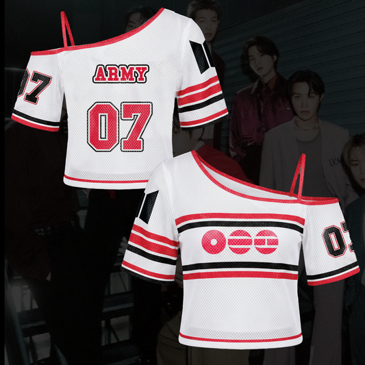 BTS 2026 World Tour Off Shoulder Mesh Gift For Fans