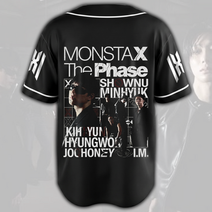 Rebel Edge Monsta X The Phase Nexus Baseballtrikot Geschenk für Fans