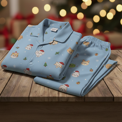 WAVESTEEᵀᴹ Christmas Seventeen Miniteen Pajama Set