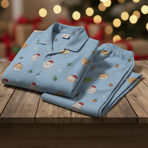 WAVESTEEᵀᴹ Christmas Seventeen Miniteen Pajama Set