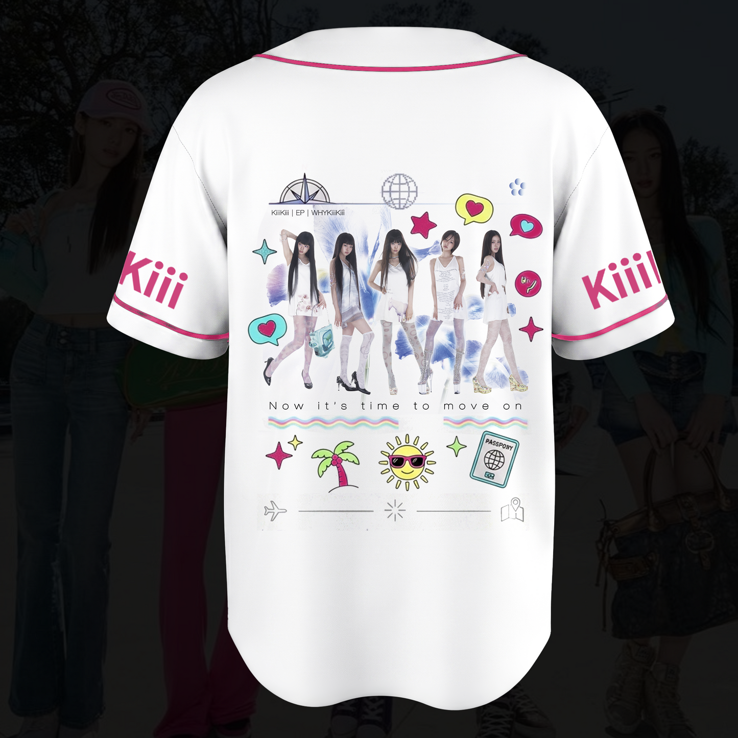 WhyKiiikiii Album Kiiikiii Baseball Jersey Gift For Fans