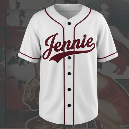 Retro Blackpink Jennie Fallen Angle Baseball Jersey Gift For Fans