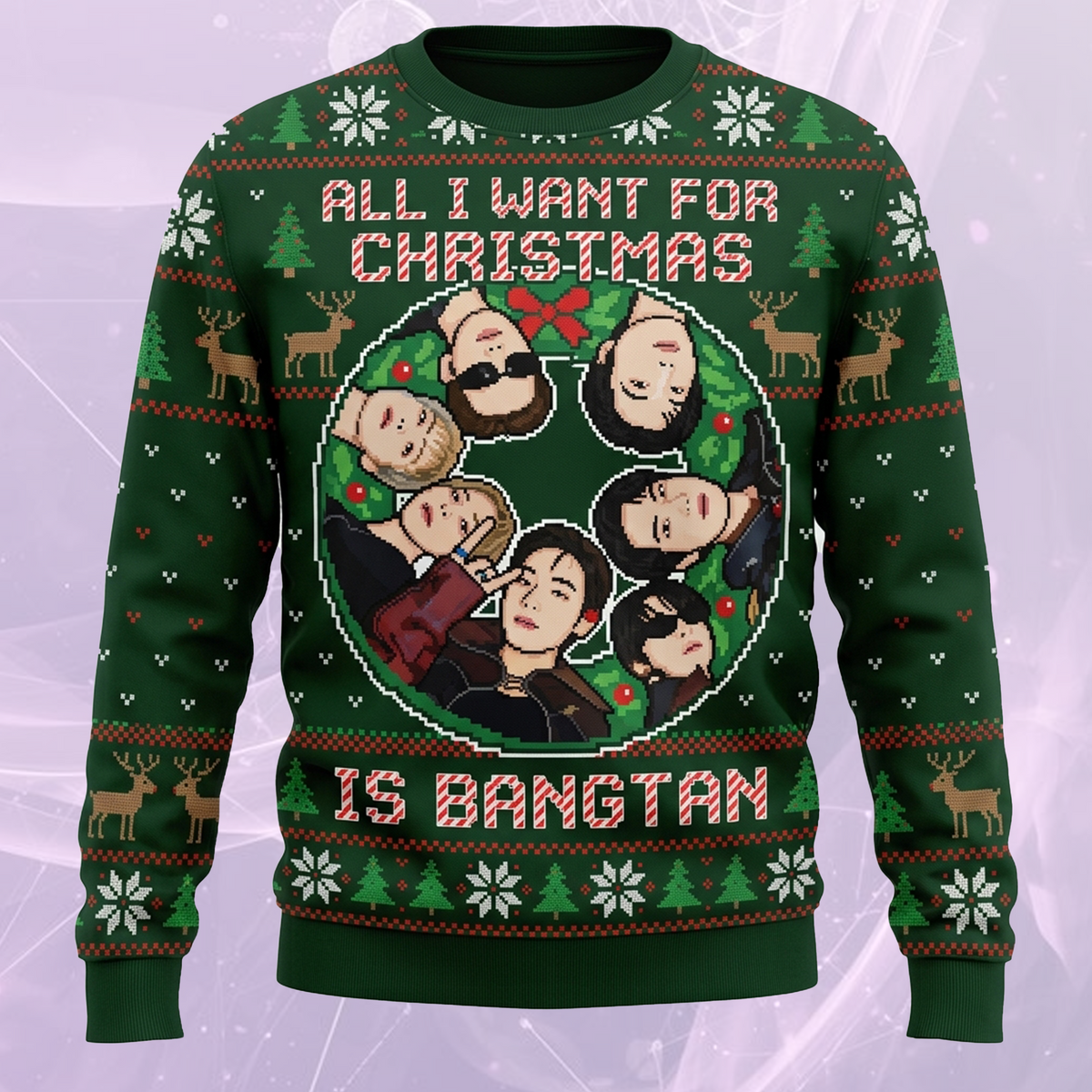 Alles, was ich mir zu Weihnachten wünsche, ist ein hässlicher BTS-Weihnachtspullover