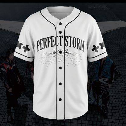 TOMORROW X TOGETHER Steal The Wind Tour Vintage-Baseballtrikot für MOA