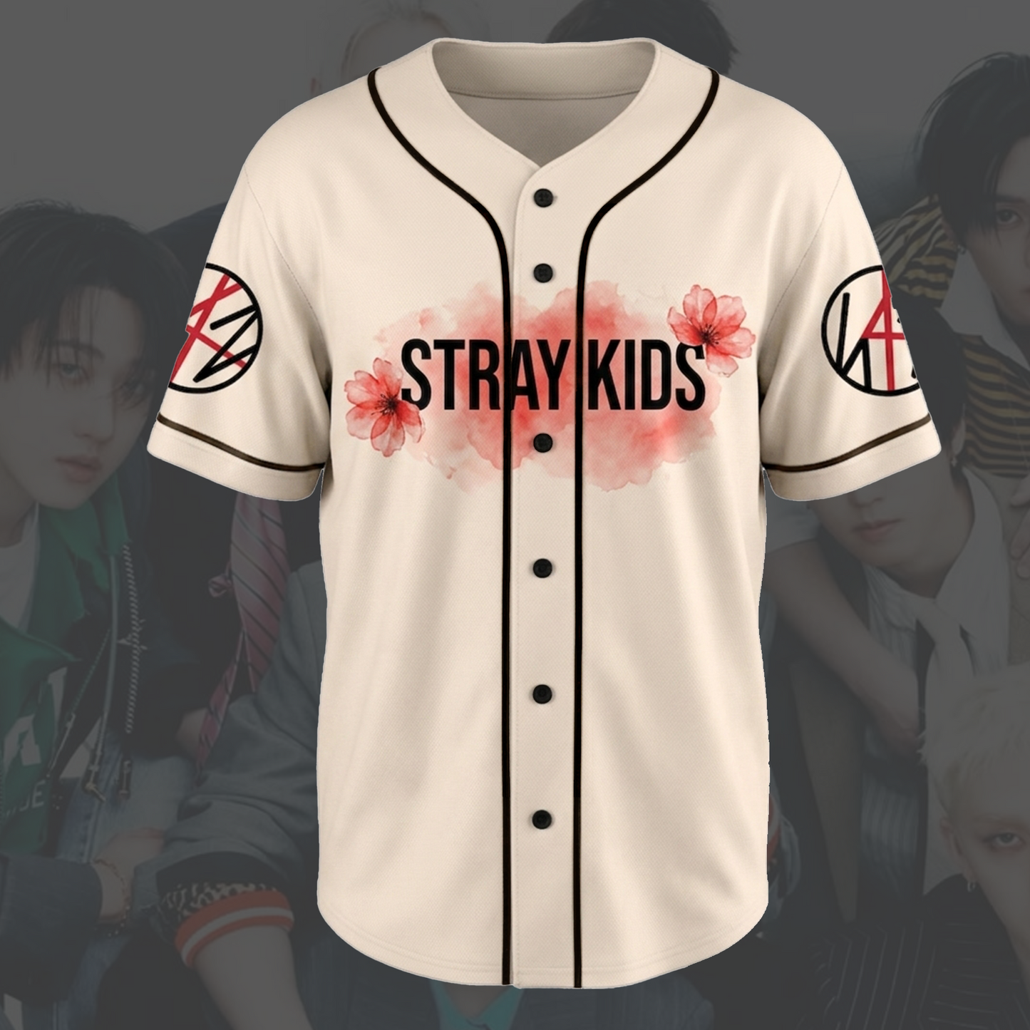 Magnificent SKZ Run It Lips Baseball Jersey Kpop Gift for Fan