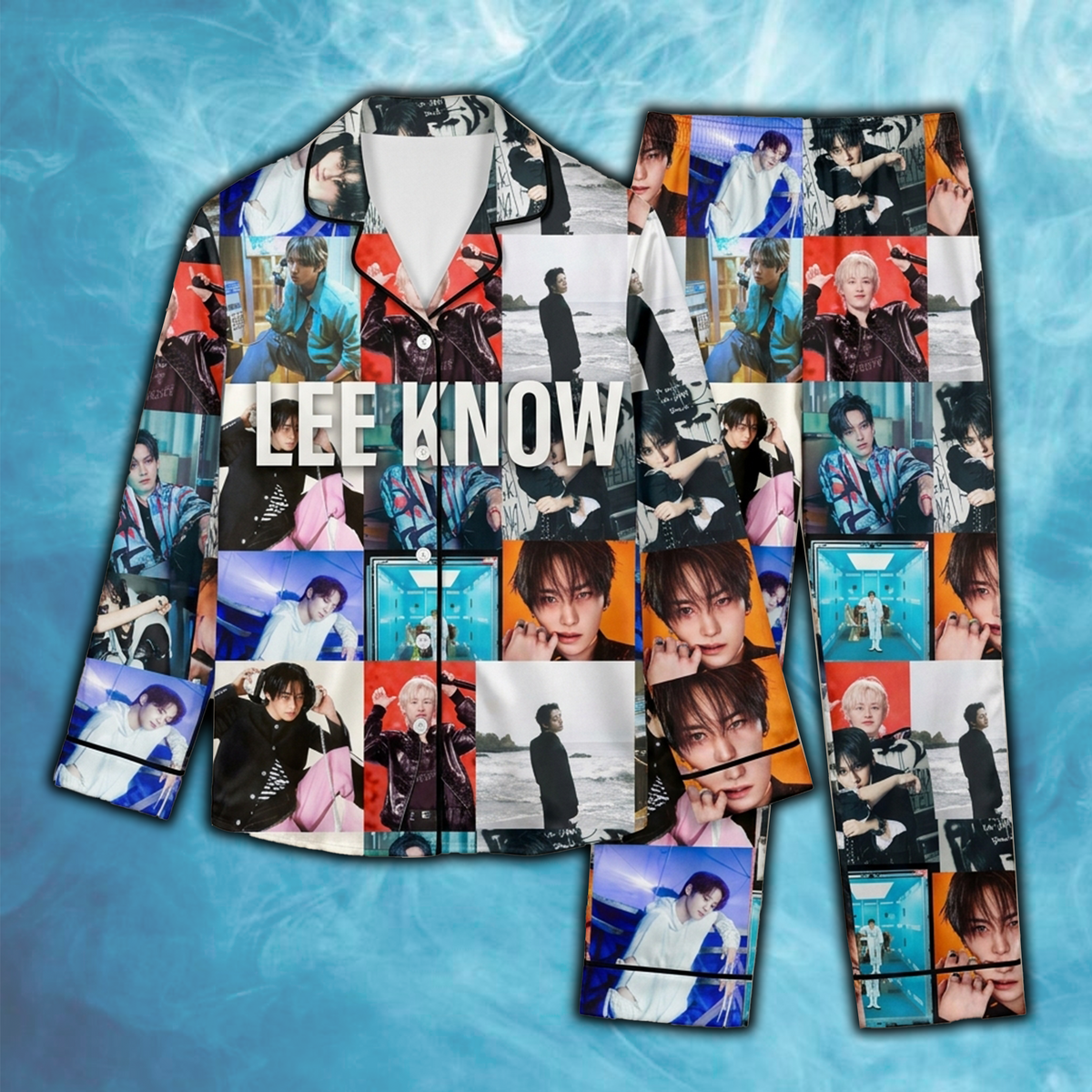 Stray Kids Spooky Stay Day Skzoo Schlafanzug-Set Geschenk für Fans