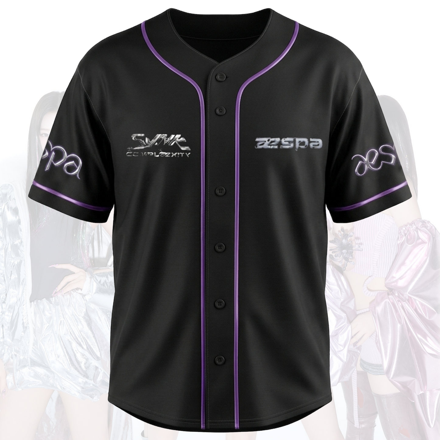 Bright aespa SYNK COMPLEXITY Black Jersey Lemonade Gift for Fan