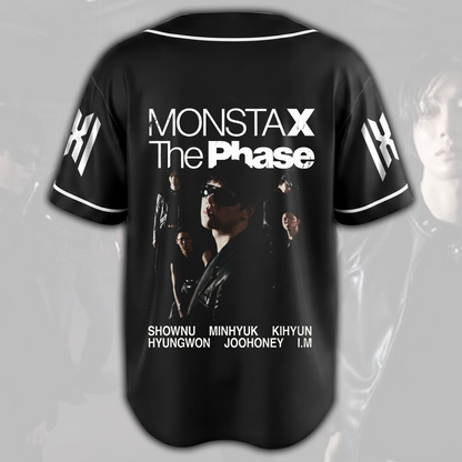 Cinematic Monsta X The Phase Nexus Baseball Jersey Fan Edtition