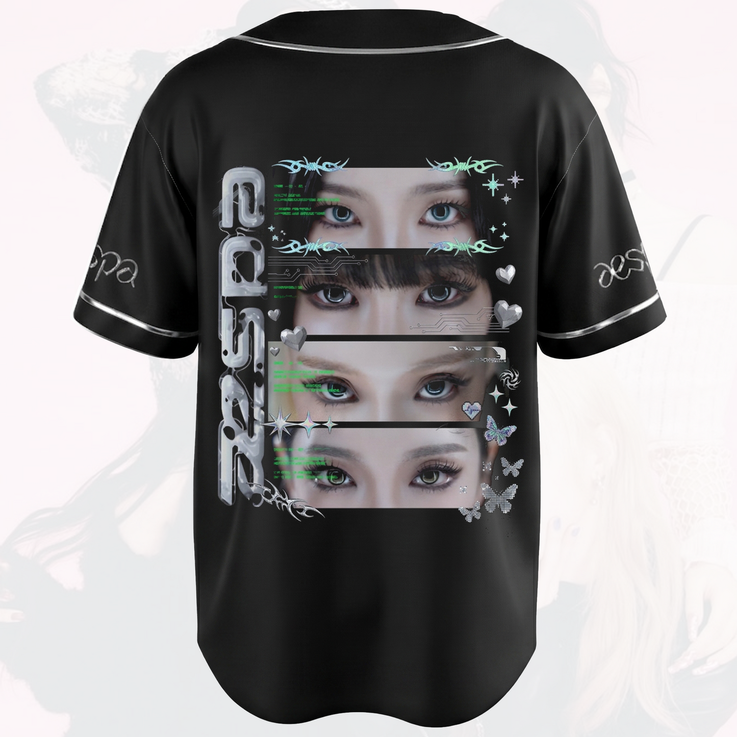 Aespa SYNK Complexity Tour Baseball Jersey MY Concert Outfit Shirt