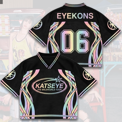 Prismatic Katseye The Wildworld Tour Mixed Mesh Jersey Fan Edition