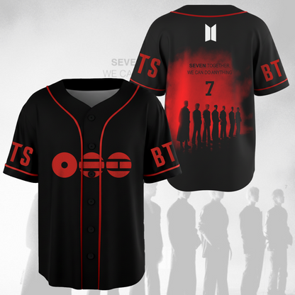OT7 Seven Together Arirang Can Do Anything Baseball Jersey Gifts
