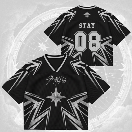 Stray Kids Star Mixed Mesh Jersey Gift For Lovers