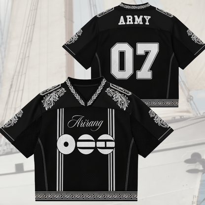 BTS Royal Naval Uniform Mixed Mesh Jersey Gifts For Army