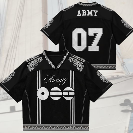 BTS Royal Naval Uniform Mixed Mesh Jersey Gifts For Army
