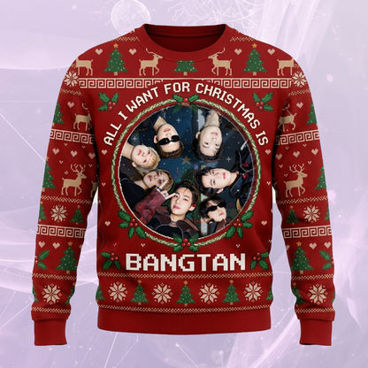 Alles, was ich mir zu Weihnachten wünsche, ist ein hässlicher BTS-Weihnachtspullover