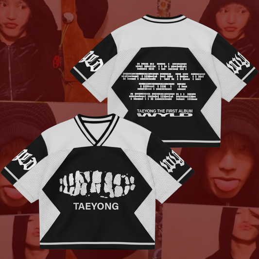Taeyong WYLD The 1st Album Mixed Mesh Jersey Gift for Fans