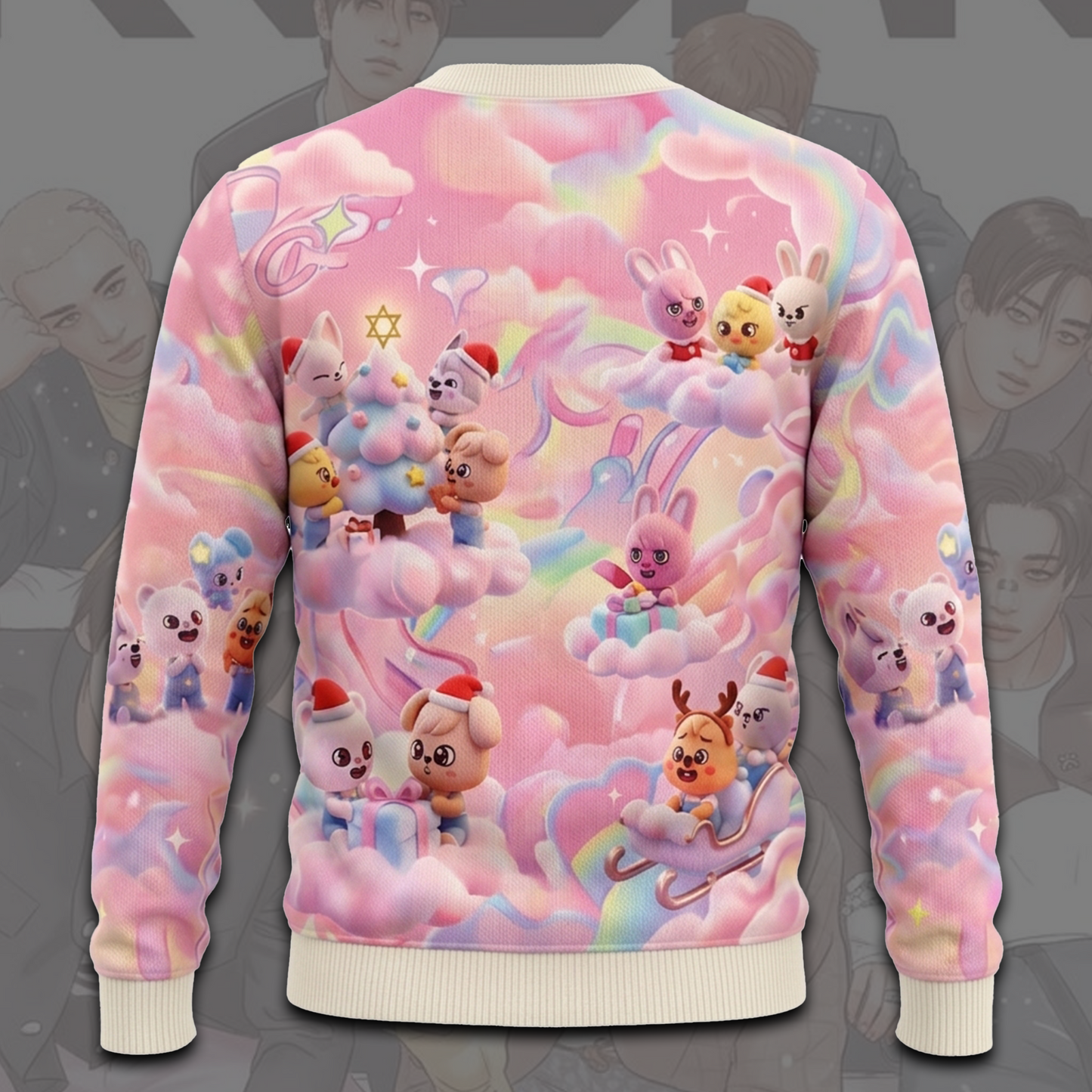 Pink Cloud Stray Kids Skzoo Cardigan Gift For Stay
