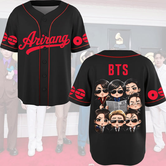 Adorable Gangster BTS Arirang World Tour Baseball Jersey