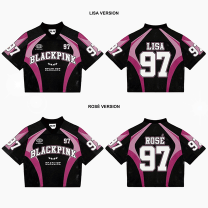 BlackPink Mixed Mesh Jersey Football Vesion In Your Area