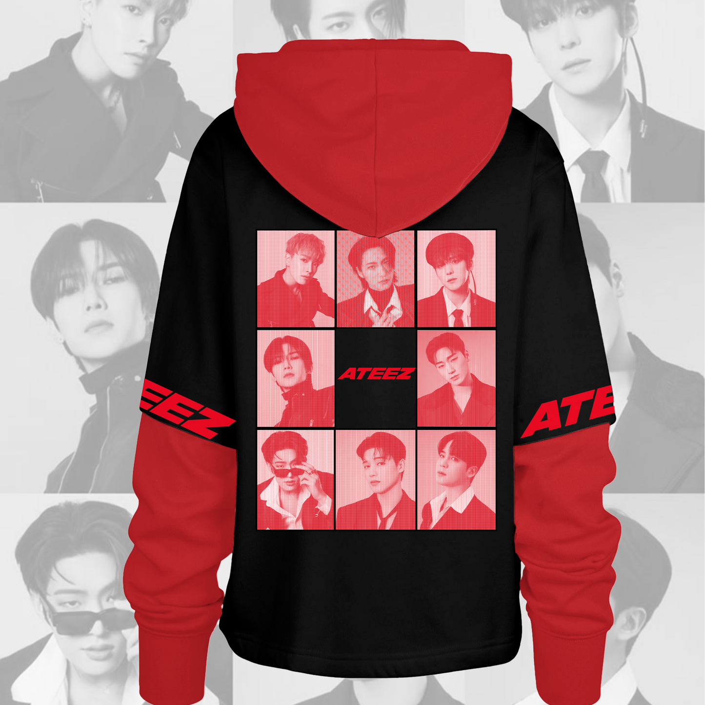 Ateez 8 Makes 1 Team Shortstop Hoodie Gift For Fans