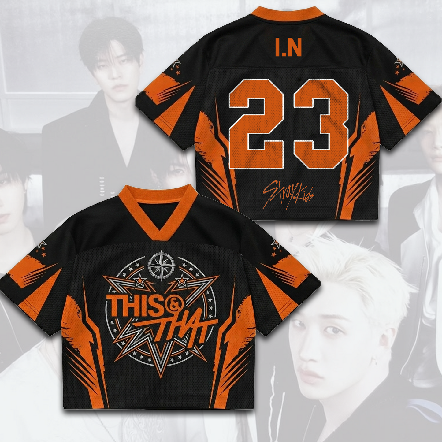 Energetic Stray Kids This That Album Mixed Mesh Jersey Perfect Fan Gift