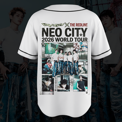Vintage NCT 127 The Redline World Tour Baseball Jersey Fan Gifts