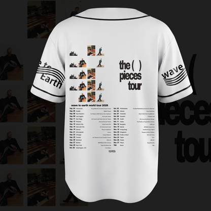 Wave to Earth  The Pieces Tour  Baseball Jersey Gift For Fans