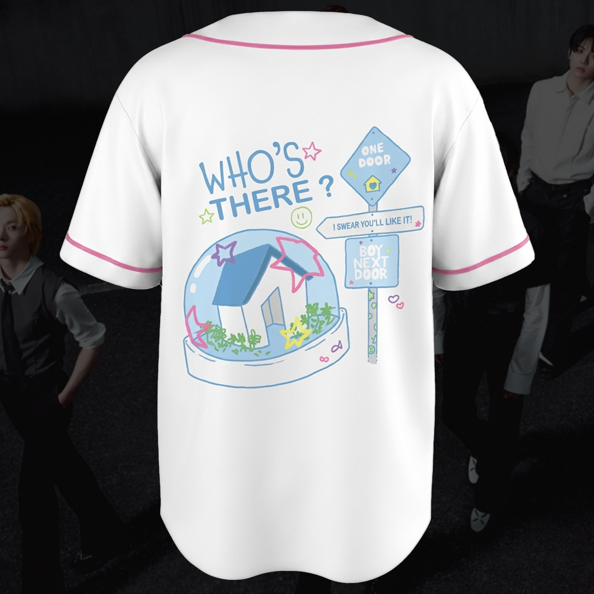 Boy Next Door Kock On Vol 2 Who Here Baseball Jersey Concert Outfit Gift For Fans