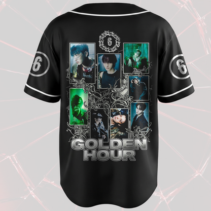 Golden Hour Part 6 ATEEZ Cyber Grunge Baseball Jersey Gift For Atiny