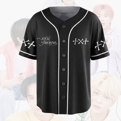 Style TXT Steal The Wind Jersey Kpop World Tour Shirt Unique Fan Gifts