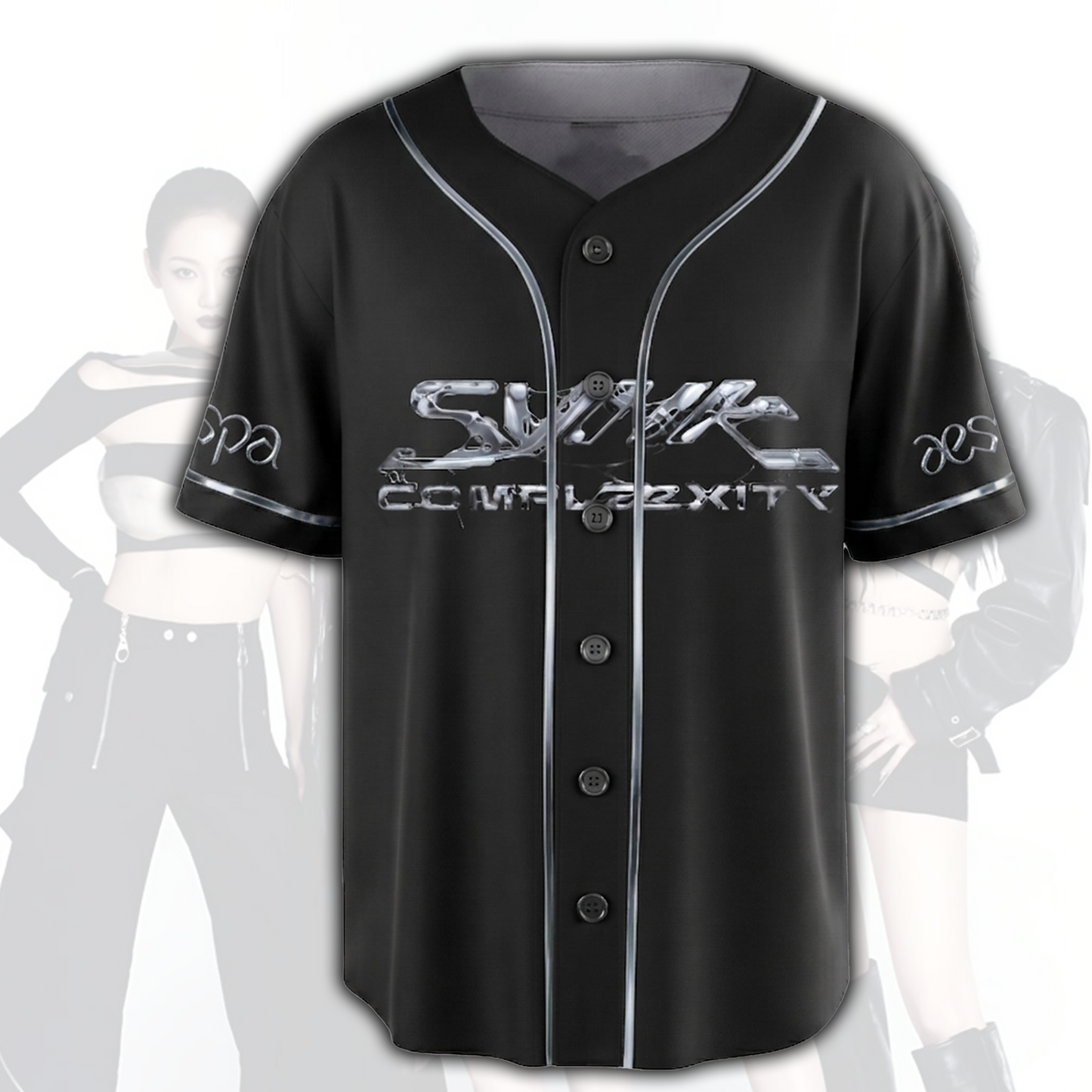 Aespa Synk Complexity World Tour Baseball Jersey Top Fan Gifts