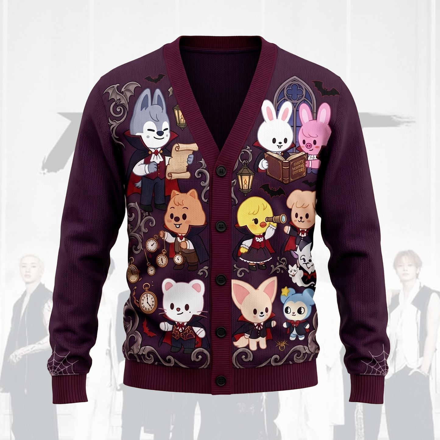 Stray Kids SKZOO Spooky Vampire Cardigan for STAY