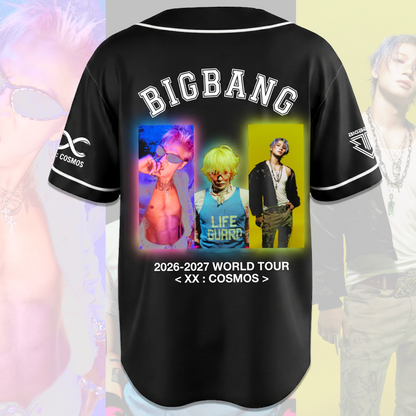 Retro Bigbang XX Cosmos Concert Tour Baseball Jersey Gift For Fans