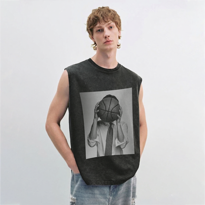 BTS Team Tour Vintage Washed Tank Top Gift For Army