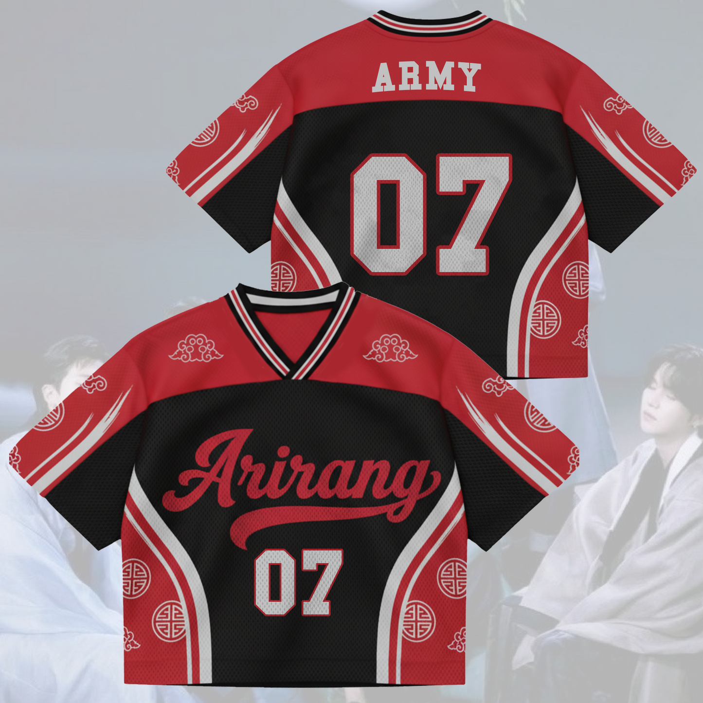 Arirang Album Mixed Mesh Jersey Gifts For Lovers
