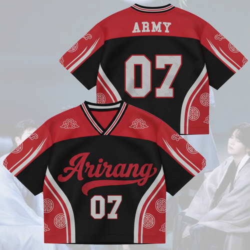 Arirang Album Mixed Mesh Jersey Gifts For Lovers