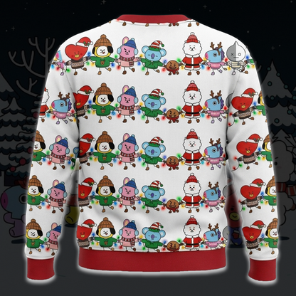 Alles, was ich mir zu Weihnachten wünsche, ist ein hässlicher BTS-Weihnachtspullover