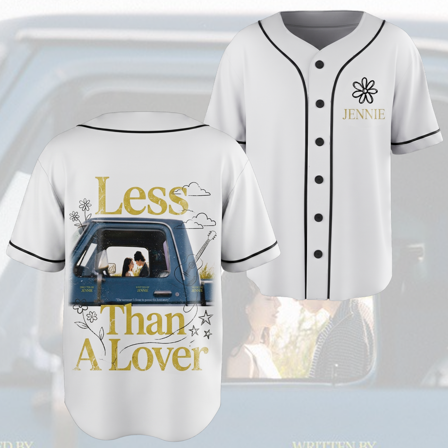 Less Than A Lover Blackpink Jennie  Baseball Jersey  Gift For Fans