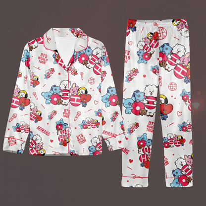 BT21 Arirang World Tour BTS Pajama Set