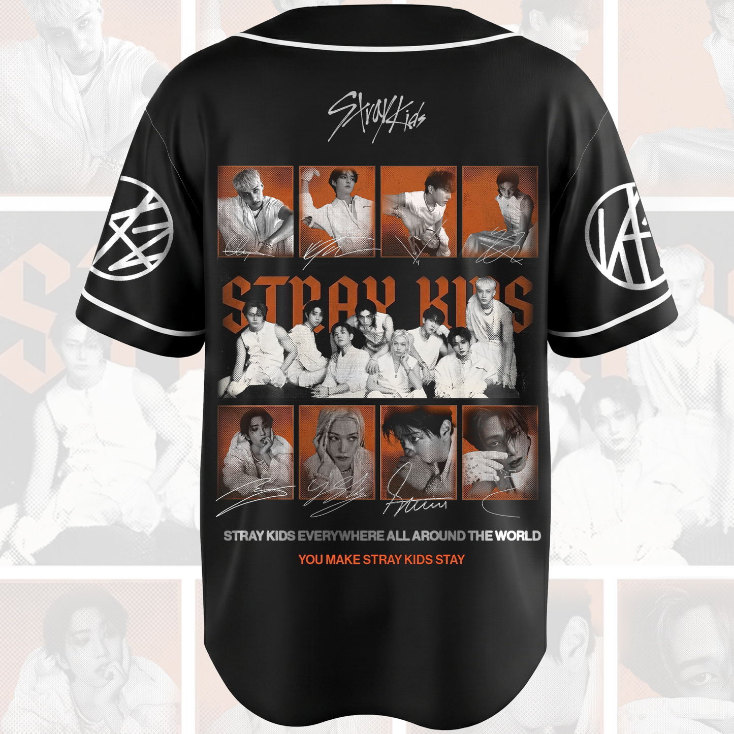 Stray Kids This That Album Jersey Run It World Tour Outfit Gift For Fans