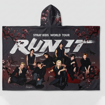 BTS Fan-Fleecedecke mit Gruppenfoto-Design, weiches K-Pop-Wohnaccessoire als Geschenk