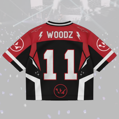 Sporty Archive 1  Woodz World Tour Mixed Mesh Jersey